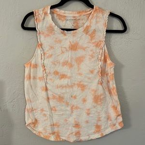 Lucky Brand women’s M tank with ruffle accent